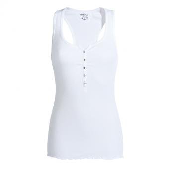 Stewart+Brown Organic Pima Edged Lengthen XS | White