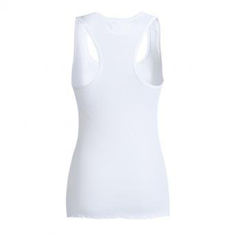 Stewart+Brown Organic Pima Edged Lengthen XL | White