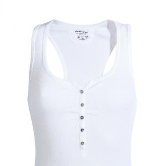 Stewart+Brown Organic Pima Edged Lengthen S | White