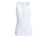 Stewart+Brown Organic Pima Edged Lengthen XS | White